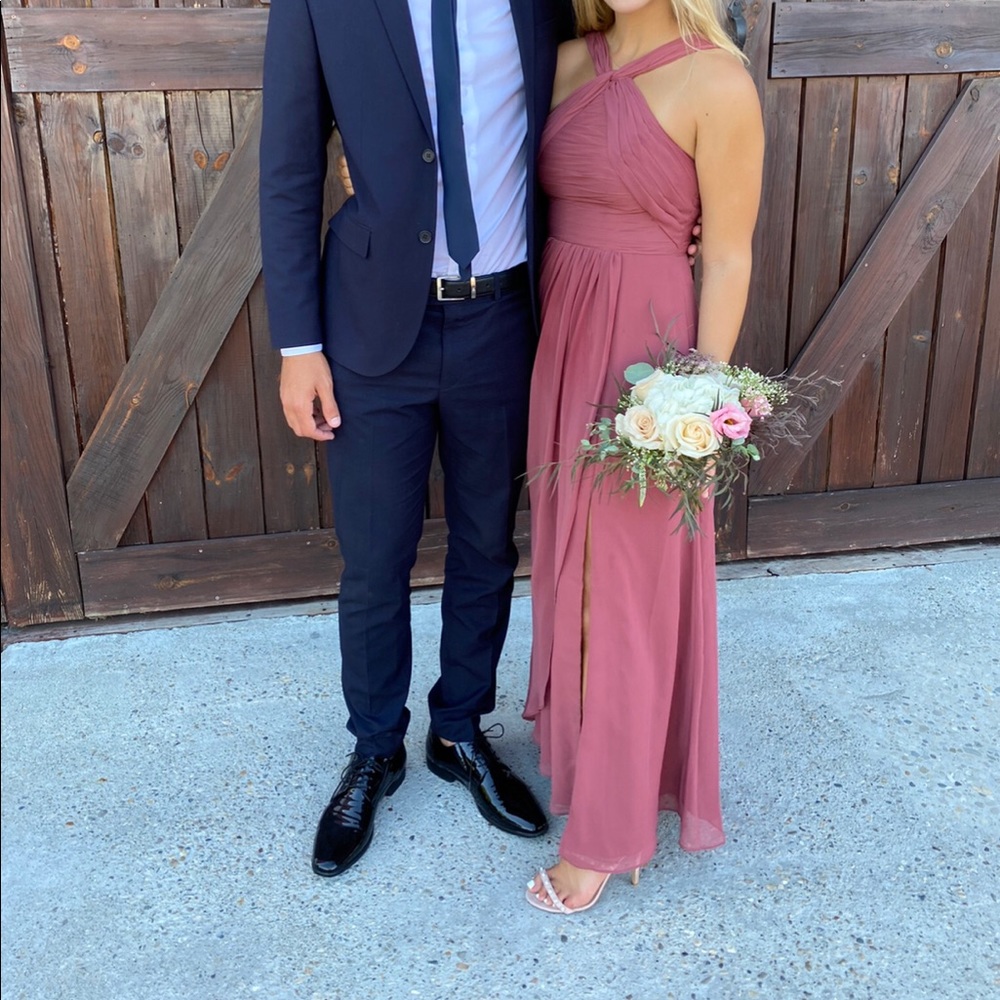 Azazie Desert Rose Bridesmaid Dress